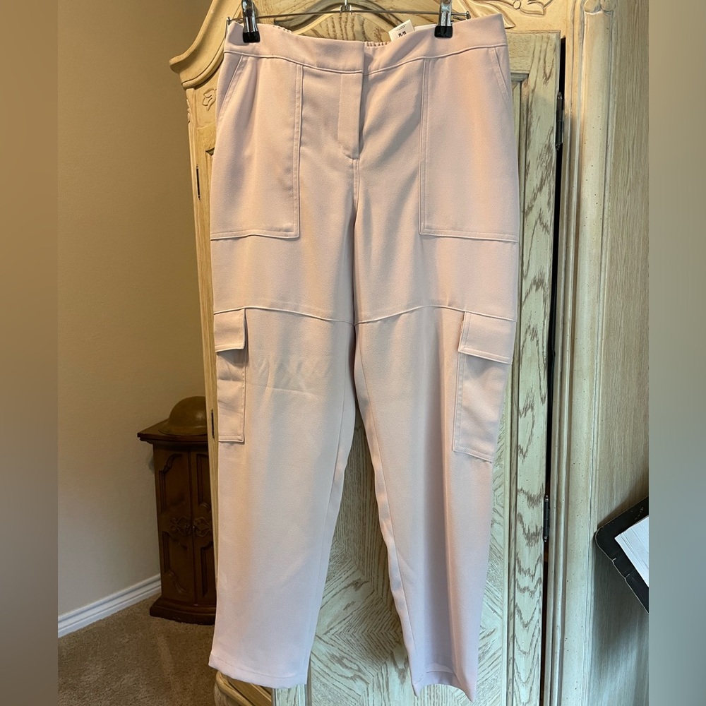 Express Pink Ankle Cropped Pants - 8R - NWT